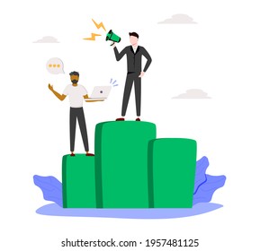 Workplace Culture Abstract Concept  Illustration. Workplace And Racial Discrimination, Equal Employment Opportunity, Shared Values, Sexual Harassment, Prejudice And Bias Abstract Metaphor.