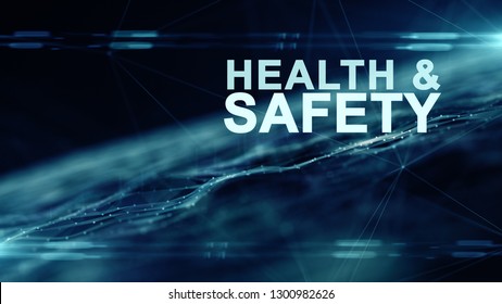 Workplace Health And Safety (WHS (HSE) (OSH) Welfare Of People At Work Title - Illustration Render