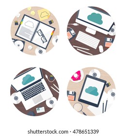 Vektor Stok Programming Coding Backgroundflat Designprogram Source ...