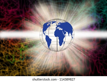world abstract background