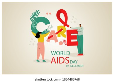 World Aids Day 2020, Illustration, Hiv, Protection