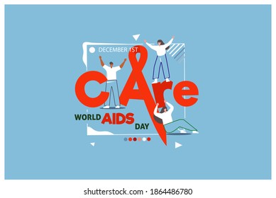 World Aids Day 2020, Illustration, Hiv, Protection