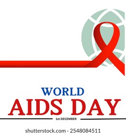 World AIDS Day. world aids day  awareness month concept poster.1st December. Vector illustration. - Powered by Shutterstock