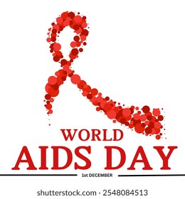 World AIDS Day. world aids day  awareness month concept poster.1st December. Vector illustration. - Powered by Shutterstock