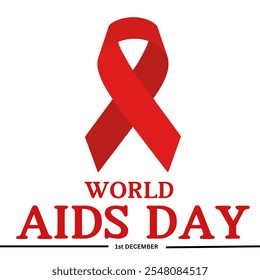 World AIDS Day. world aids day  awareness month concept poster.1st December. Vector illustration. - Powered by Shutterstock