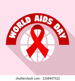 World aids day tolerance logo set. Flat set of world aids day tolerance logo for web design - Powered by Shutterstock