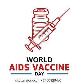 World AIDS Vaccine Day. 18th May. vector illustration - Powered by Shutterstock