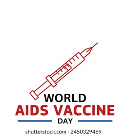 World AIDS Vaccine Day. 18th May. vector illustration - Powered by Shutterstock