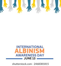  World Albinism Awareness Day good for World Albinism Awareness Day celebration. flat design. flyer design.flat illustration. - Powered by Shutterstock