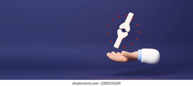 World Arthritis Day. October 12. Holiday concept. RA rheumatoid arthritis illness disease. doctors treat rheumatism, osteoarthritis. Healthcare medical concept. Orthopedics doctor. 3d rendering - Powered by Shutterstock