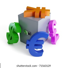 World Bank Sefe On White Background Stock Illustration 71563129 ...