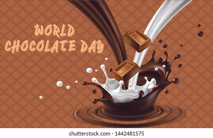 WORLD CHOCOLATE DAY ILLUSTRATION TEMPLATE - Powered by Shutterstock