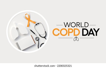 World Copd Day Chronic Obstructive Pulmonary Stock Illustration ...