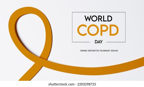 World COPD day (Chronic Obstructive Pulmonary Disease) commenced on November. Healthy lungs and respiration. Every breath counts. 3D illustration - Powered by Shutterstock