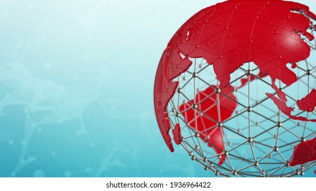 World Corporate Background 3d render
