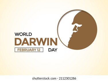 World Darwin Day Illustrative Banner