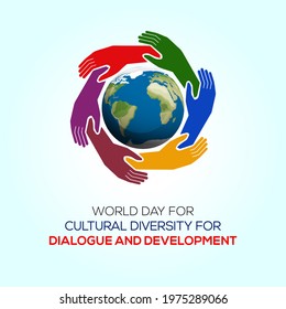 World Day Cultural Diversity Dialogue Development Stock Illustration ...