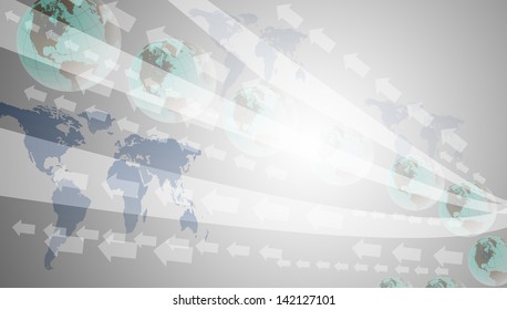 World Digital Technology concept background