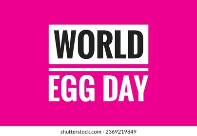 World egg day text design illustrations  - Powered by Shutterstock