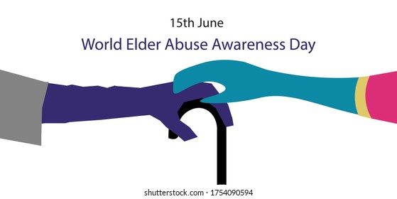 World Elder Abuse Awareness Day, illustration. 40''x 24'' at 300 resolution. - Powered by Shutterstock