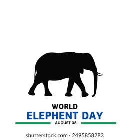 World Elephant Day. elephent day12th August  - Powered by Shutterstock