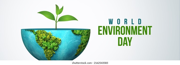 World Environment Day Concept 3d Banner Stock Illustration 2162543583 ...