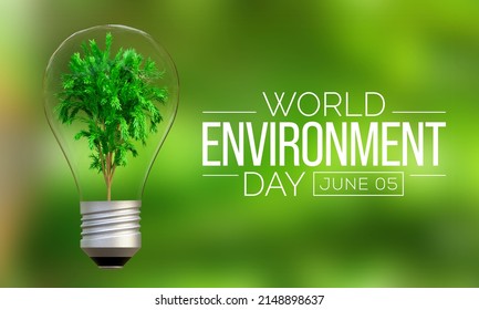 World Environment Day Is Observed Every Year On June 5, It Has Been A Flagship Campaign For Raising Awareness On Environmental Issues Emerging From Marine Pollution, Human Overpopulation. 3D Rendering