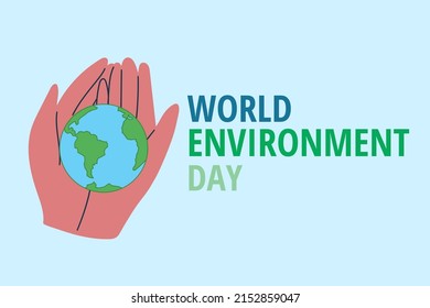 World Environment Day Protect Environment Illustration Stock ...