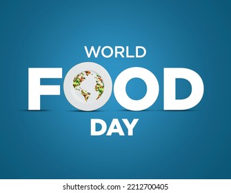 World Food Day 3d illustration -suitable for social media, banner , poster , Flyer and related with food - Powered by Shutterstock