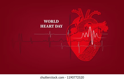 World Heart Day Is A Part Of An International Campaign To Spread Awareness About Heart Disease And Stroke Prevention. Perfect Day To Quit Smoking, Get Exercising And Start Eating Healthy.