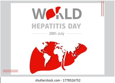 World Hepatitis day 2020, illustration