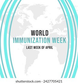 
World immunization week with white background - Powered by Shutterstock