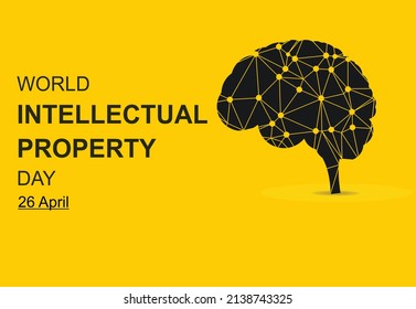 World intellectual property day poster design.