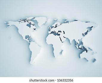 World Map 3D