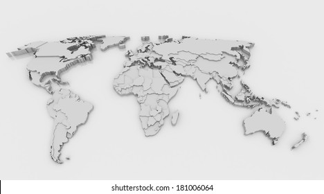 World Map 3d