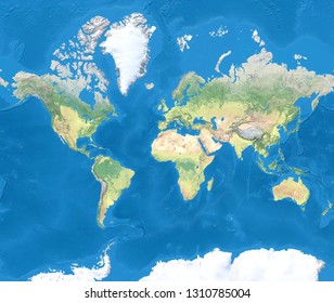 4,502 Elevation world map Images, Stock Photos & Vectors | Shutterstock