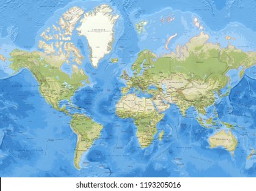 159,449 World map 3d rendering Images, Stock Photos & Vectors ...