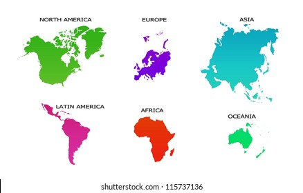 2,107 Six continent Images, Stock Photos & Vectors | Shutterstock