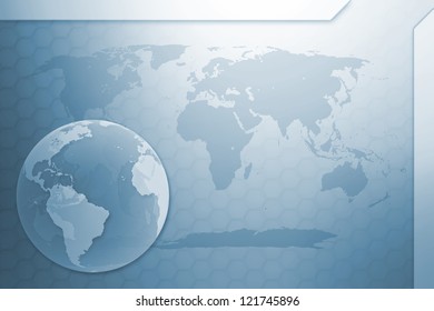 world map abstract background