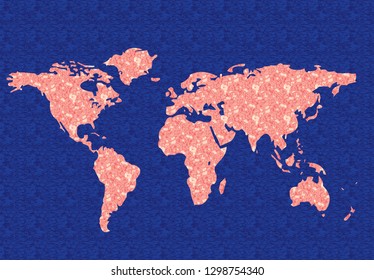World map atlas