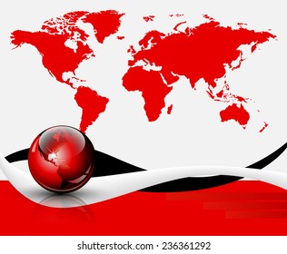 World map background