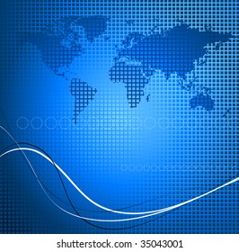 World map background