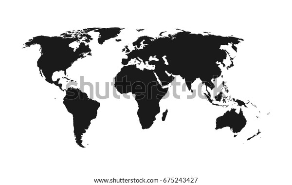 World Map Black White Texture Stock Illustration 675243427 | Shutterstock