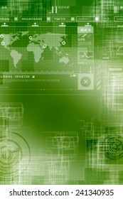 World Map business background