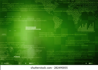 World Map Business Background