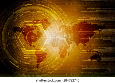 World Map Business Background