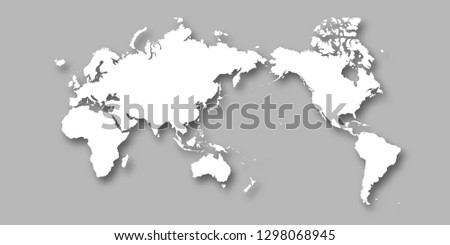 World map Continental background