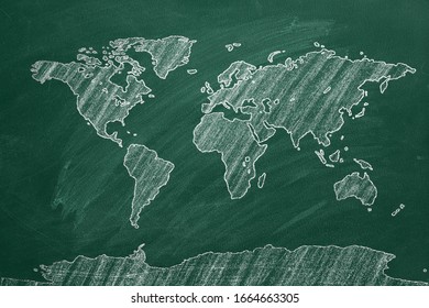 世界地図 手書き のイラスト素材 画像 ベクター画像 Shutterstock