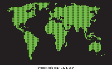 World Map Mosaic 260nw 137411864 