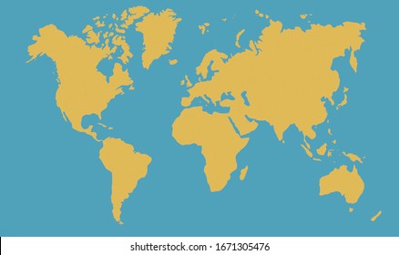 flat cartoon map of the world Cartoon Earth Map Images Stock Photos Vectors Shutterstock flat cartoon map of the world